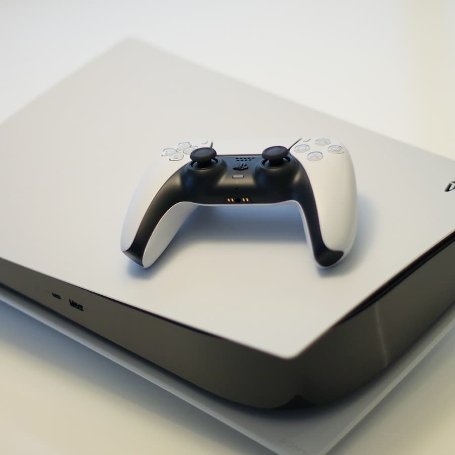 Controle e setup gamer